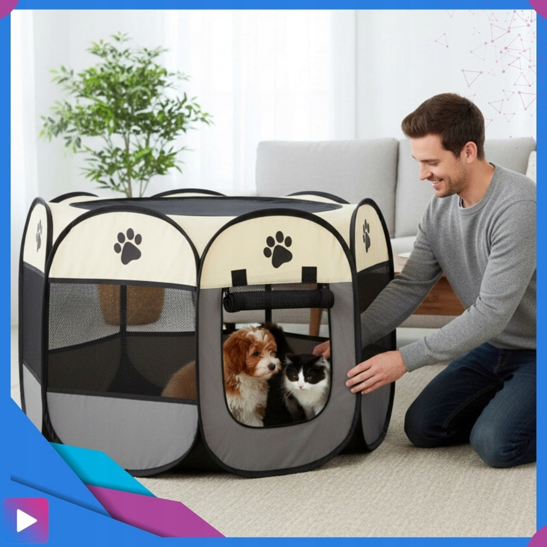 Cat Dog Playpen Folding Cage Bed Bedding Pet Farm EAN (GTIN) 5903689708098
