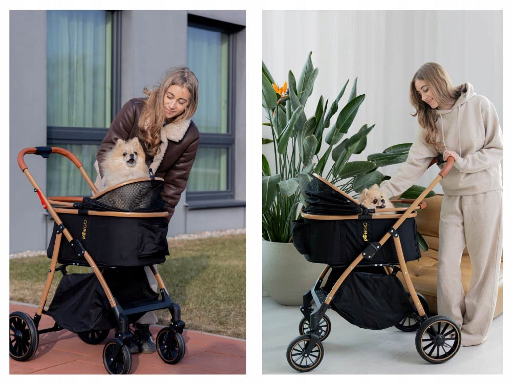 Cat Dog Stroller Removable Folding Gondola Brand PetiGIO