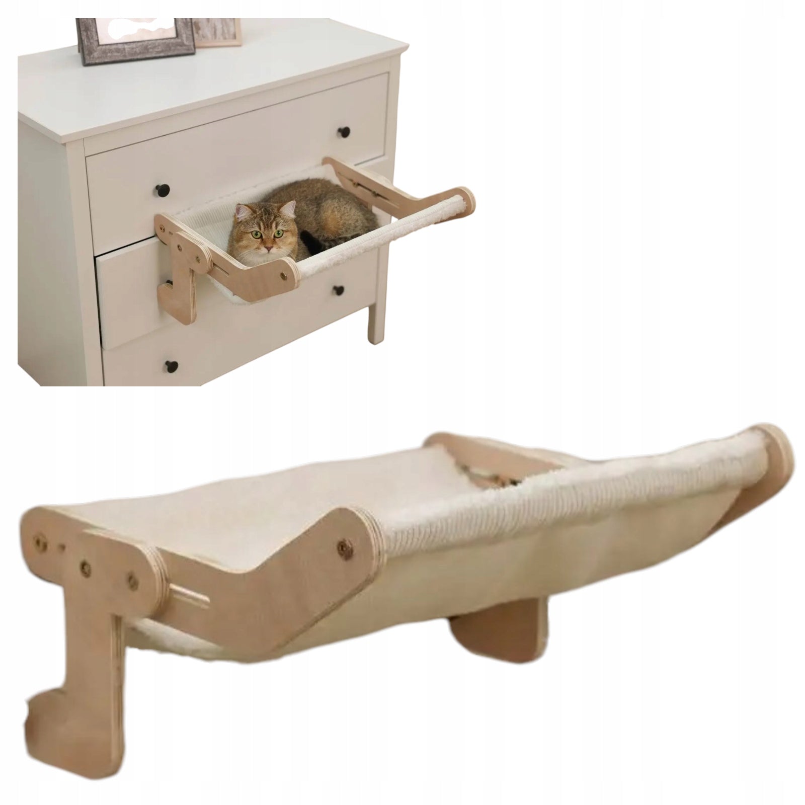 Cat Hammock Kerbl Wall Mounted White Cat Bed Strong Furniture Mount