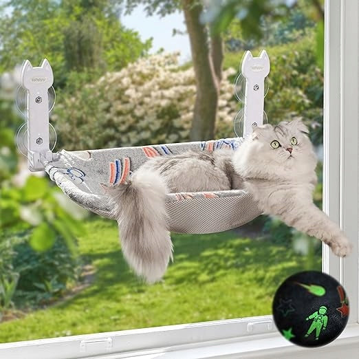 Cat Hammock for Window and Wall HiPetpy Bed 20kg 2 PCS