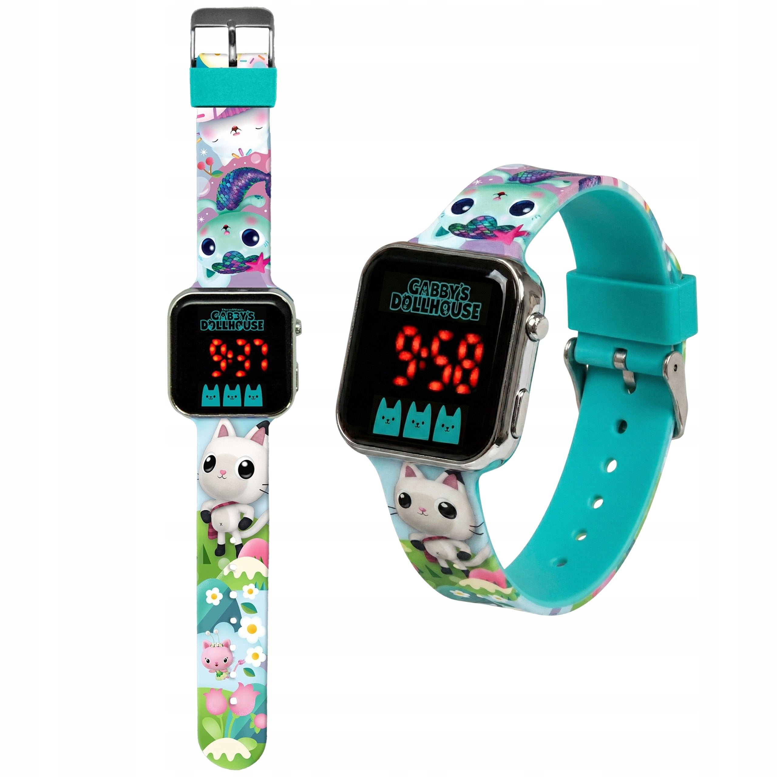 Cat House Gabi Girls' DIGITAL Watch, LED Wristwatch Packaging status original