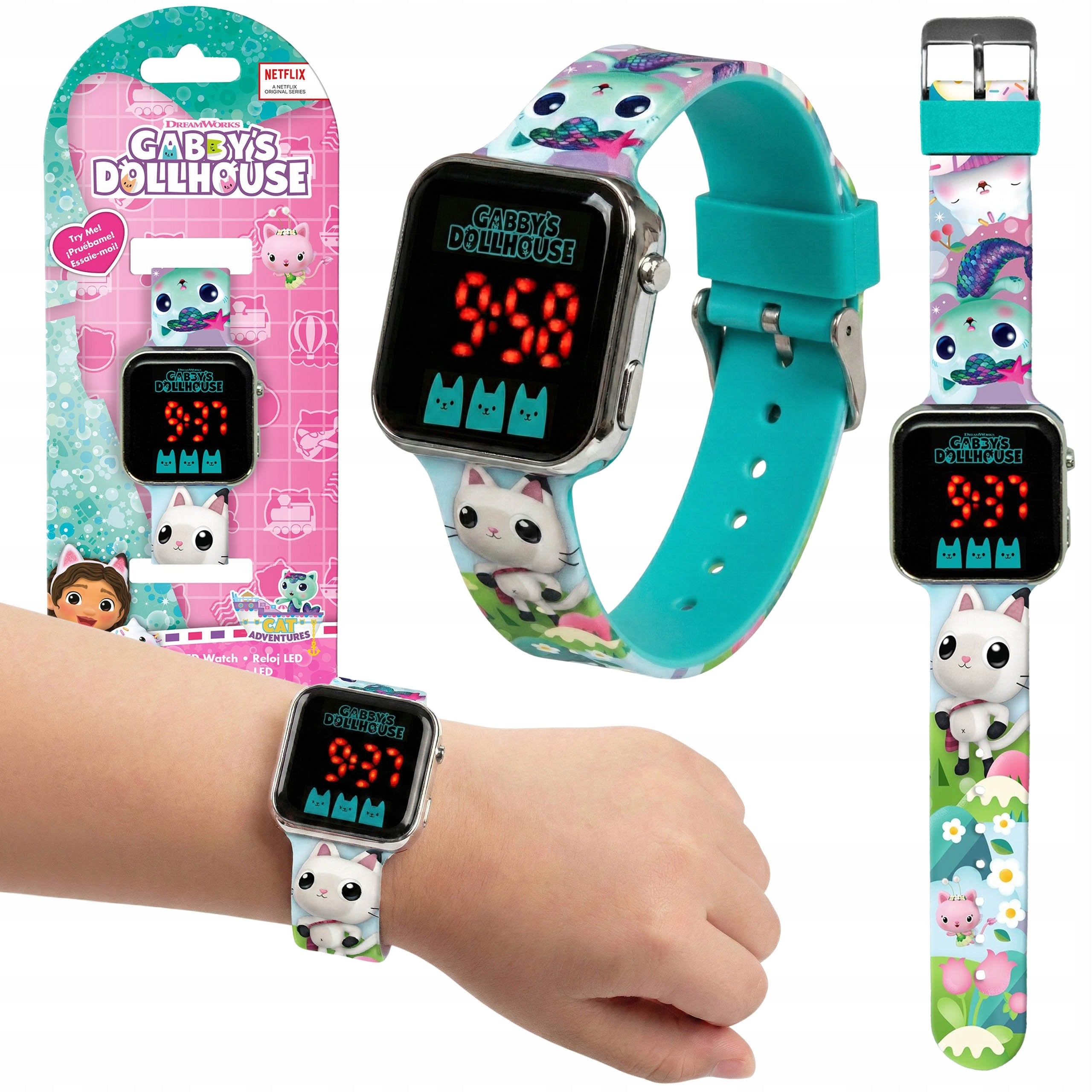 Cat House Gabi Girls' DIGITAL Watch, LED Wristwatch