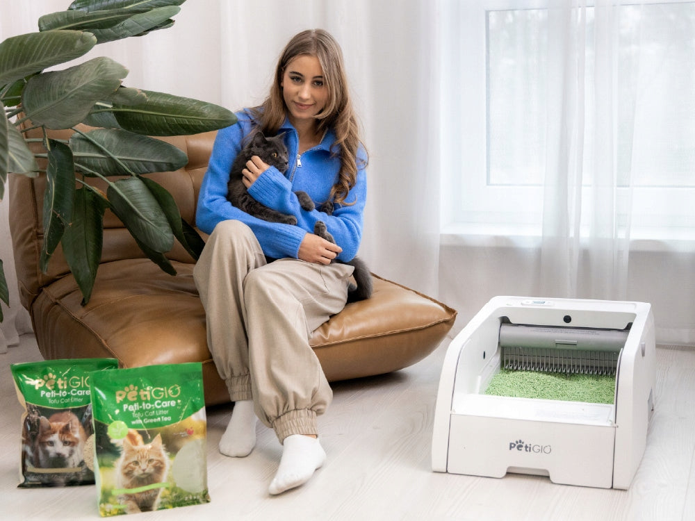 Cat Litter Tofu Green Tea Clumping Fine Biodegradable Packaging status original