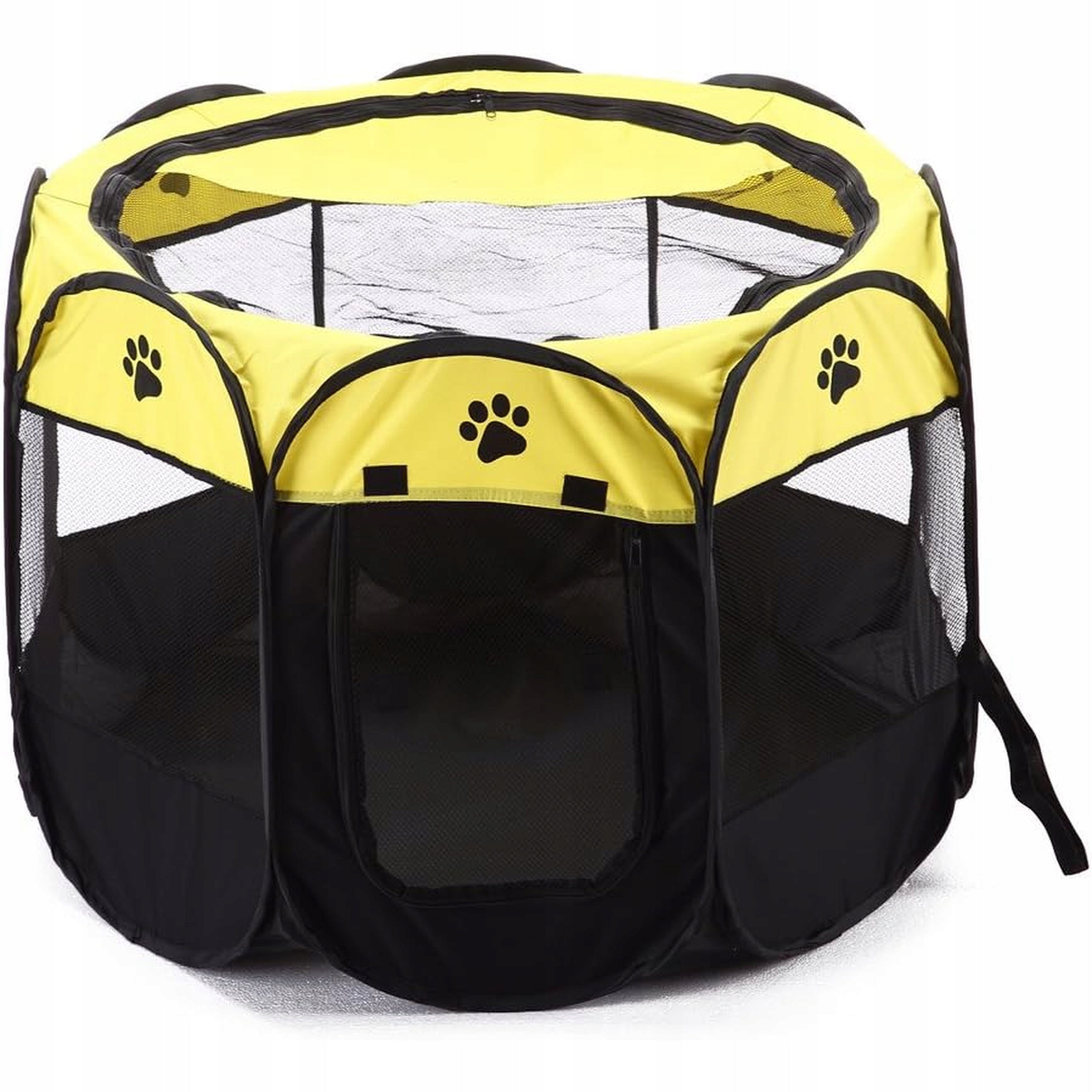 Cat Puppy Dog Playpen Portable Folding Mesh Waterproof Bottom Manufacturer code kojec składany przenośny 71x71x45 wodoodporny