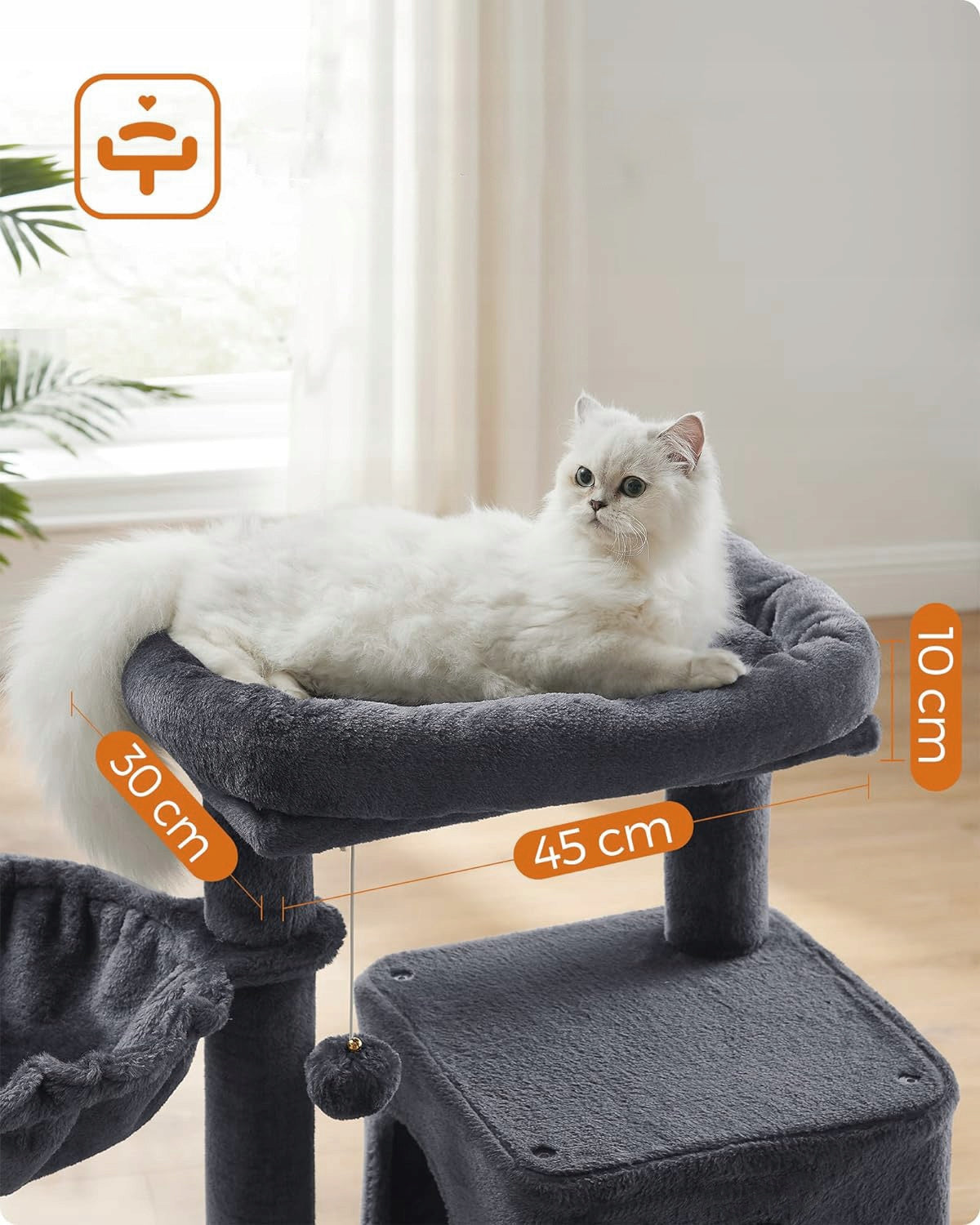 Cat Scratcher Bed Cottage Post with Toys Rope Sizal 3 Levels Kind tall scratching post bed scratching mats scratching post scratching tower