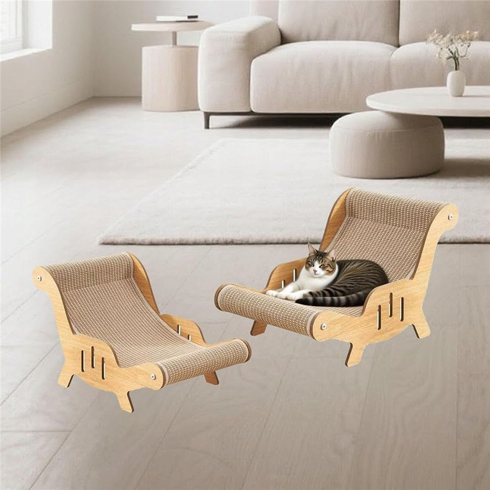 Cat Scratcher Bed Deckchair Catnip, Cat Scratcher in Chairs Manufacturer code drapak dla kota w formie krzesła