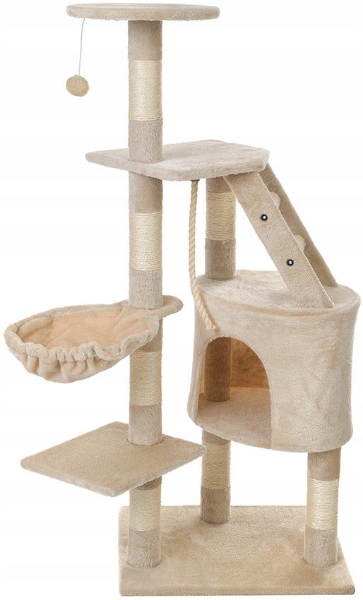 Cat Scratcher High 120 cm 5 Levels Sizal Toys Cottage Bed Manufacturer code 1607