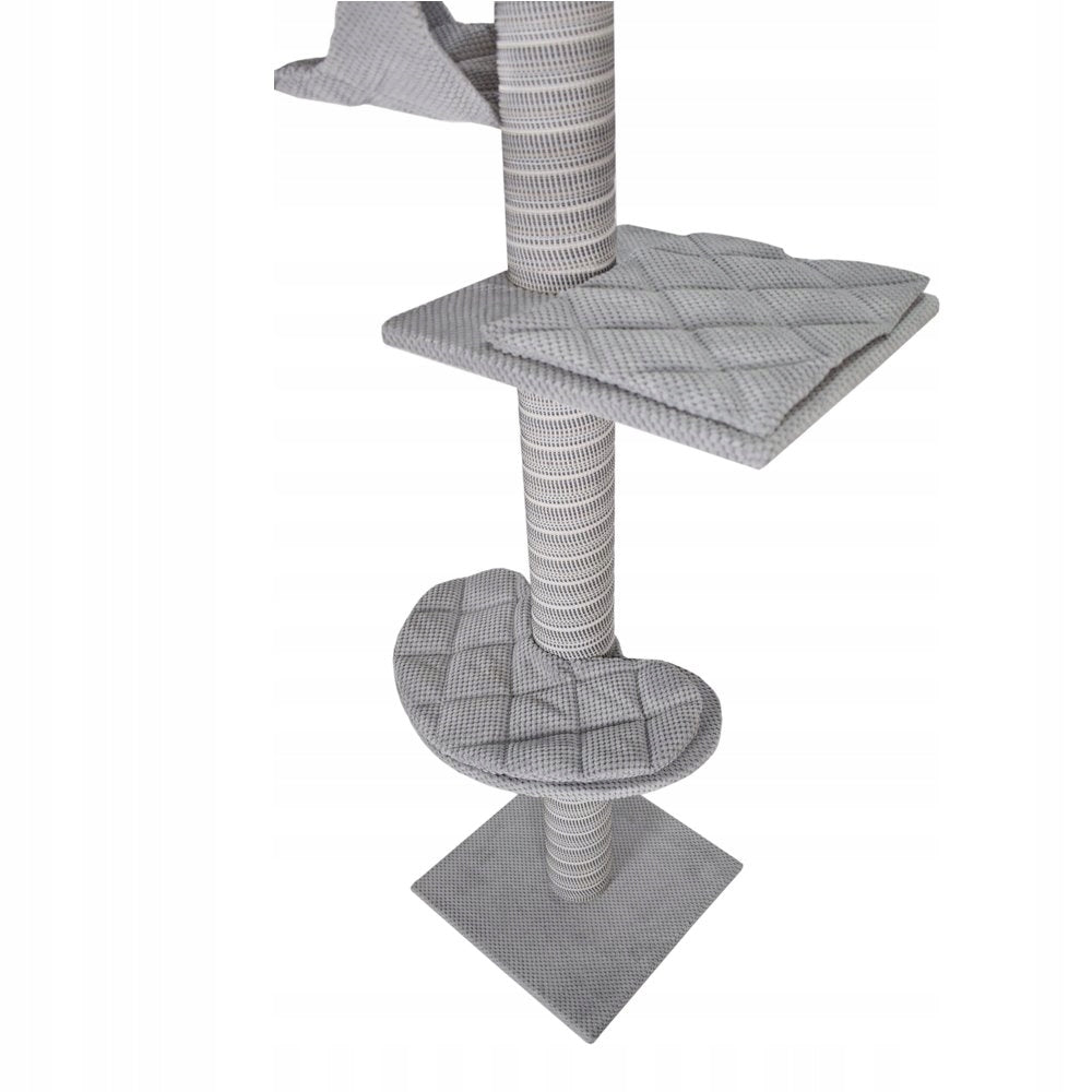 Cat Scratcher Makspol Ceiling No. 2 High with Hammock! Light Grey Color gray