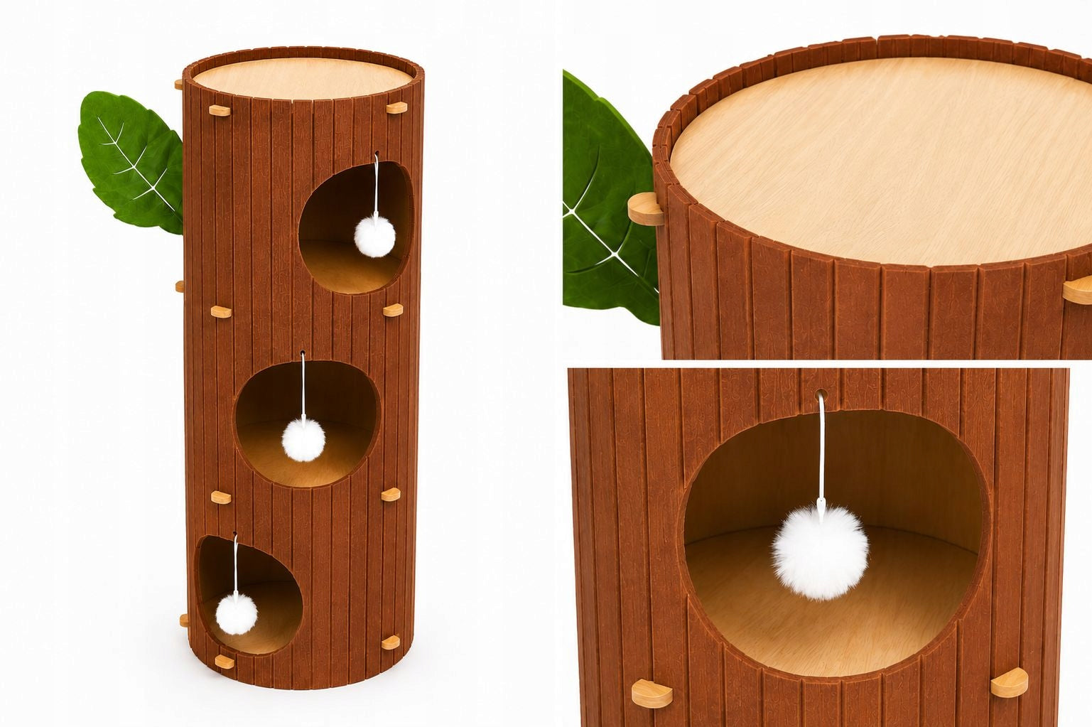 Cat Scratcher Premium XXL 3 Levels Cat Tower Cottage Bed Packaging status original