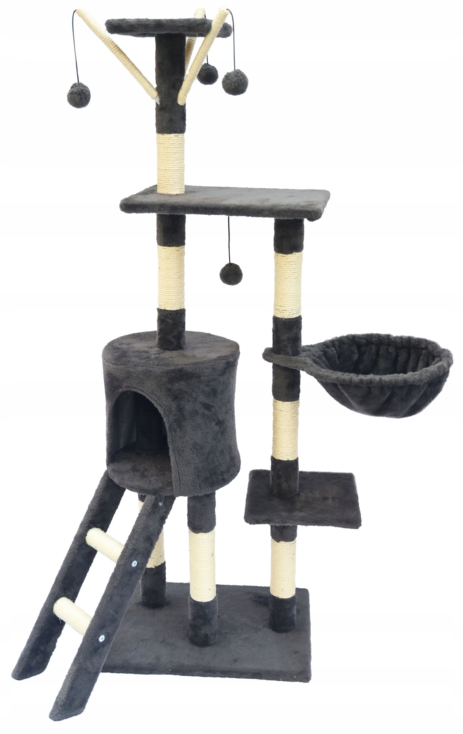 Cat Scratcher Tower Bed Cottage Booth 6 Pos. Toy Drawstring Ladder Trade name ZW2B DRAPAK