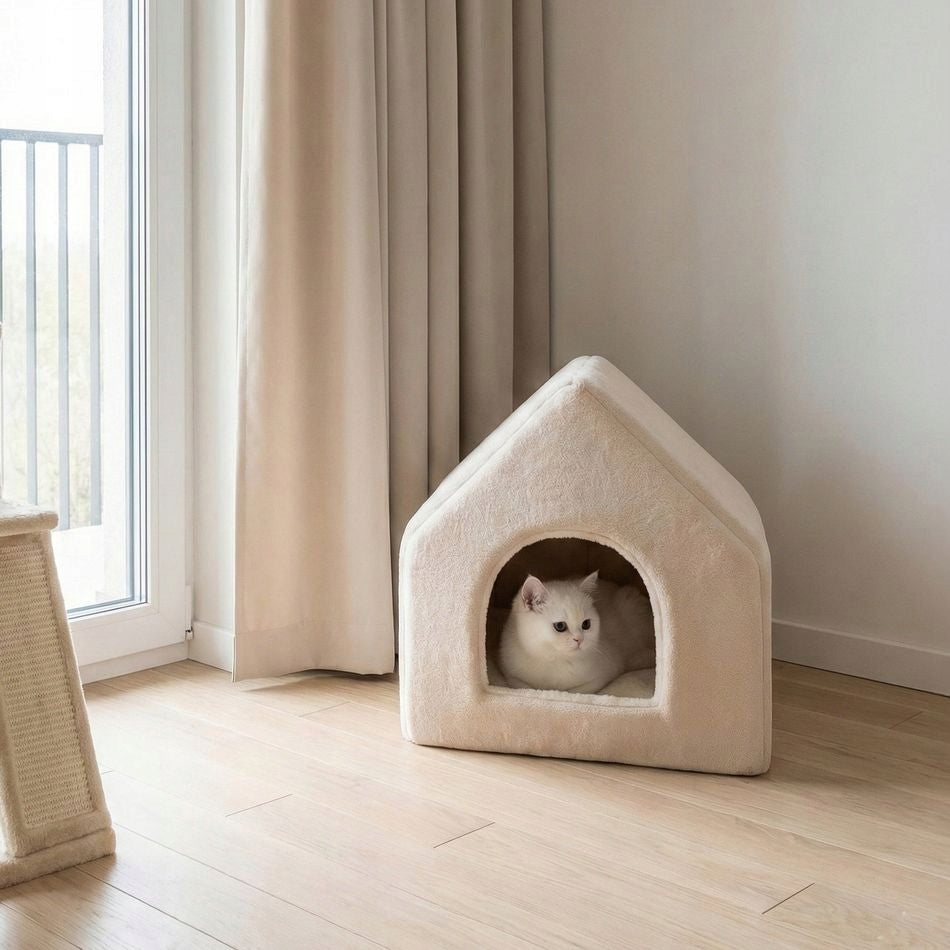 Cat bed cottage SUITE Carinio double-sided pillow 44 × 42 × 44 cm Kind cat house