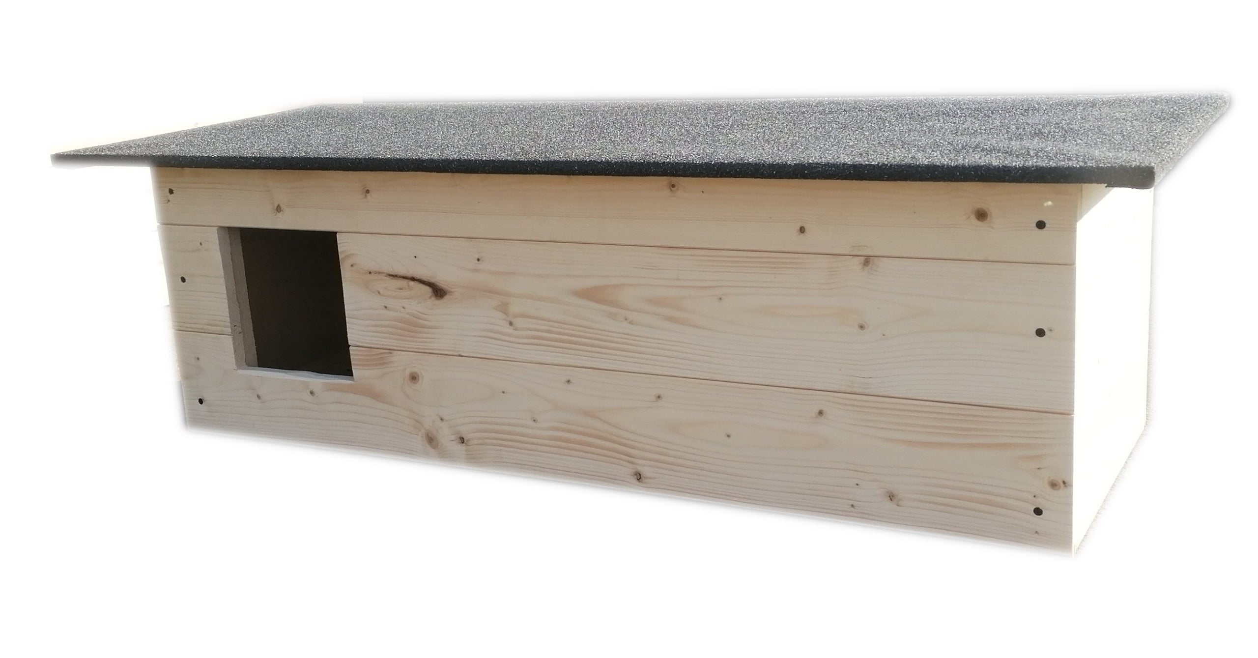 Cat booth with vestibule, cat house