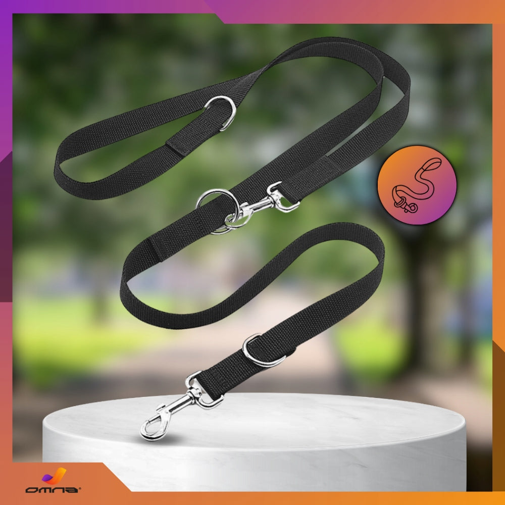 Cat dog leash clipped for big dog long adjustable double 5m EAN (GTIN) 5903858132129