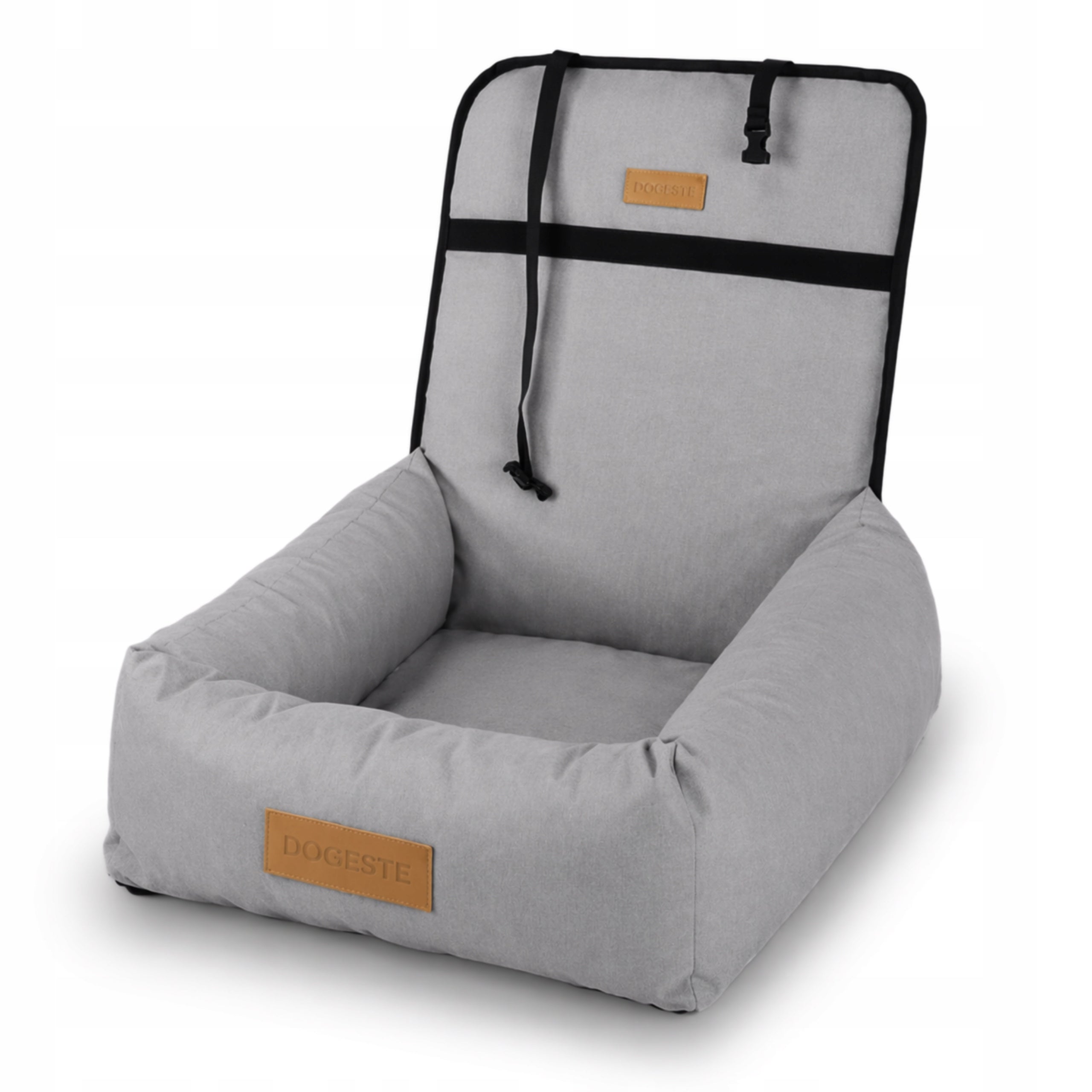 Cat dog transporter car seat for car + Engraving name FREEBIE Brand DOGESTE