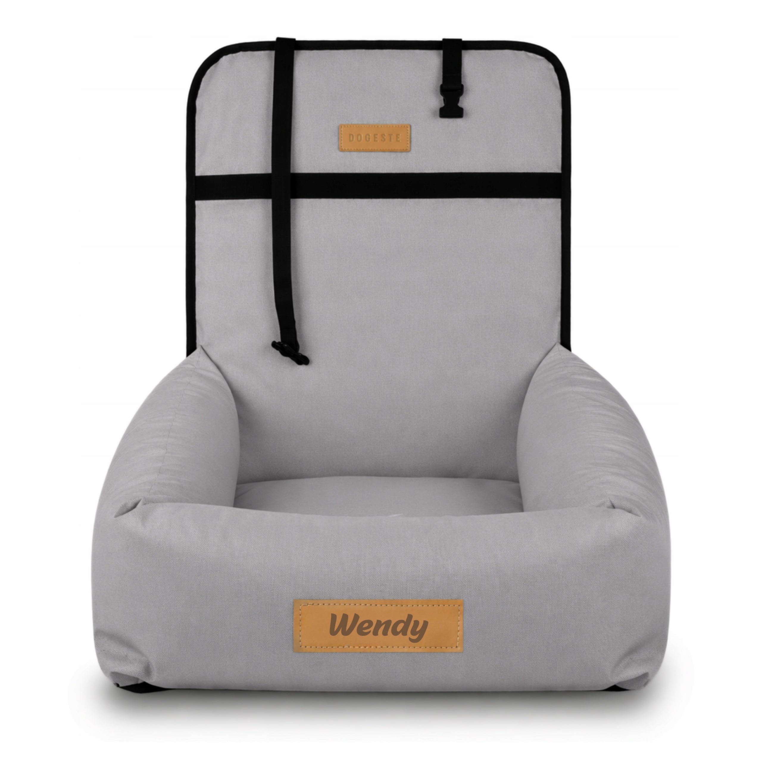 Cat dog transporter car seat for car + Engraving name FREEBIE Size S
