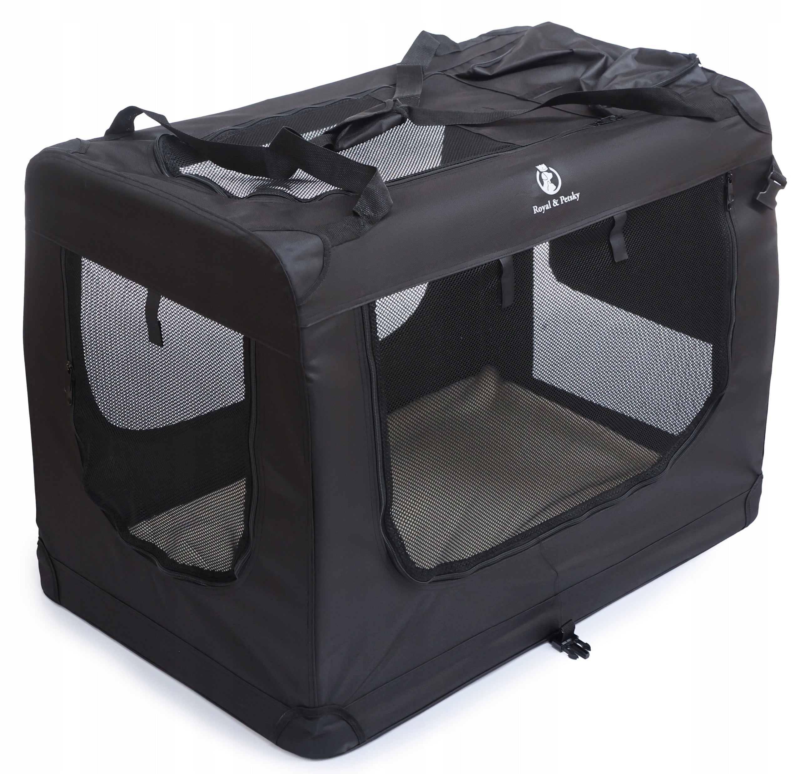 Cat dog transporter transport bag PLAYPEN 88x65x58 cm black r. XXL Manufacturer code DK3-04