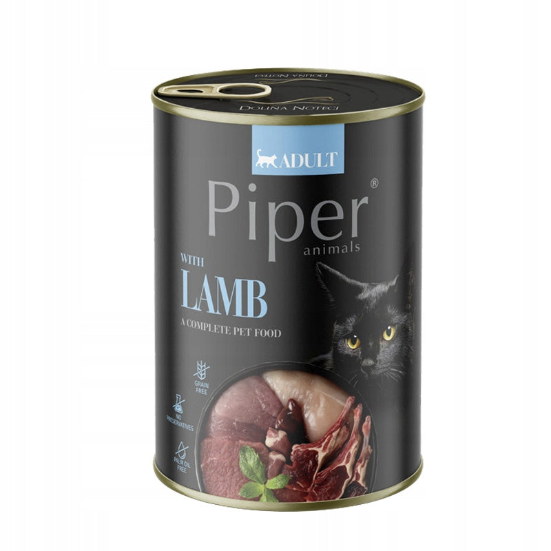 Cat food PIPER ADULT Cat Mix of flavors 24x400g Manufacturer code EUROECO_PIPER_CAT_24X400