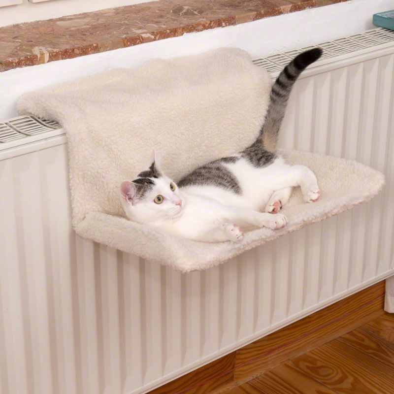 Cat hammock bed white rectangular 30 cm x 50 cm x 20 cm Product width 50 cm