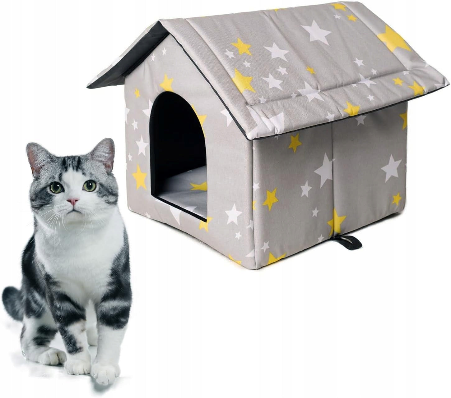 Cat house, dog outdoor, waterproof, foldable, insulated