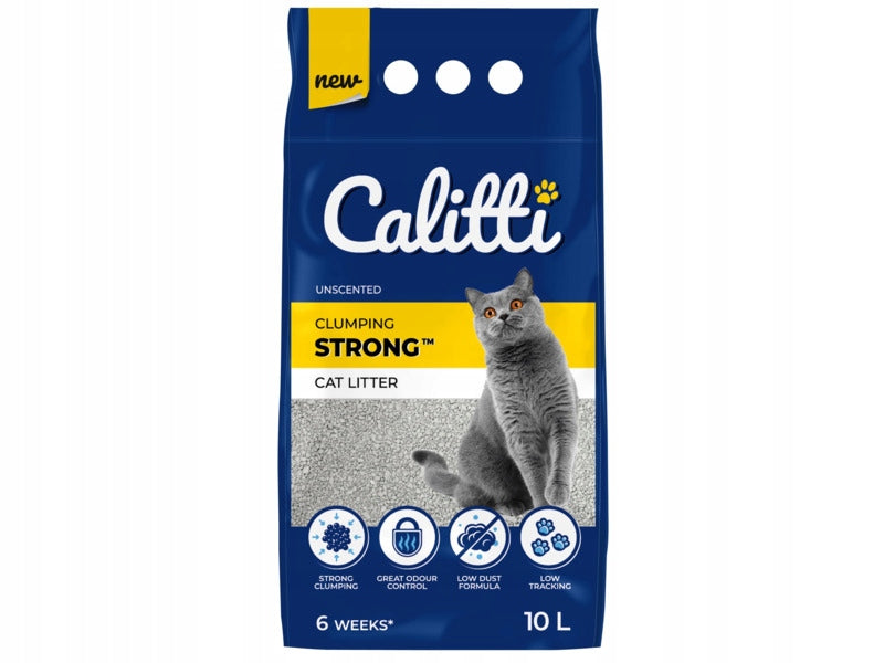 Cat litter CALITTI Strong Unscented 10 L