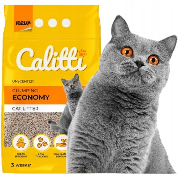 Cat litter Calitti bentonite unscented 5 l Brand Calitti