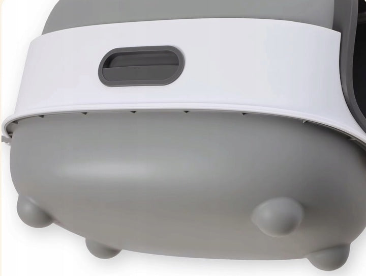 Cat litter box LARGE 54cm CLOSED UV litter toilet grey SPATULA HT01 Model HT01