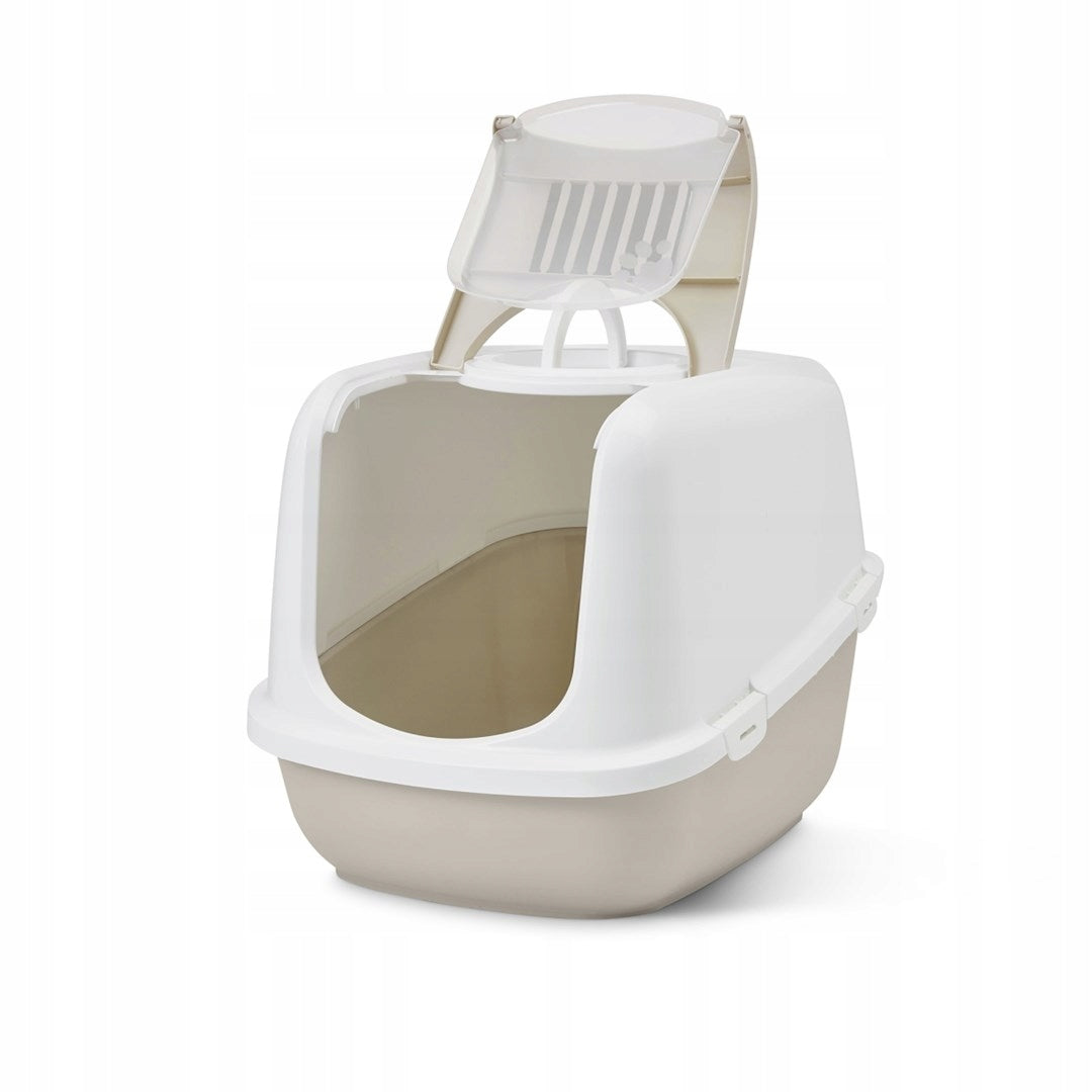 Cat litter box SAVIC Nestor Jumbo white-coffee Brand Savic