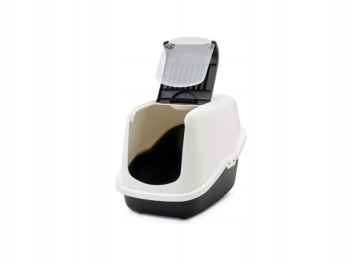Cat litter box SAVIC Nestor white and black Brand Savic
