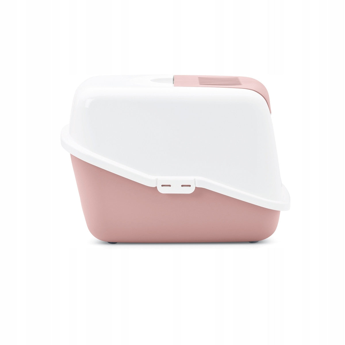 Cat litter box SAVIC Nestor white and pink Kind closed litter box