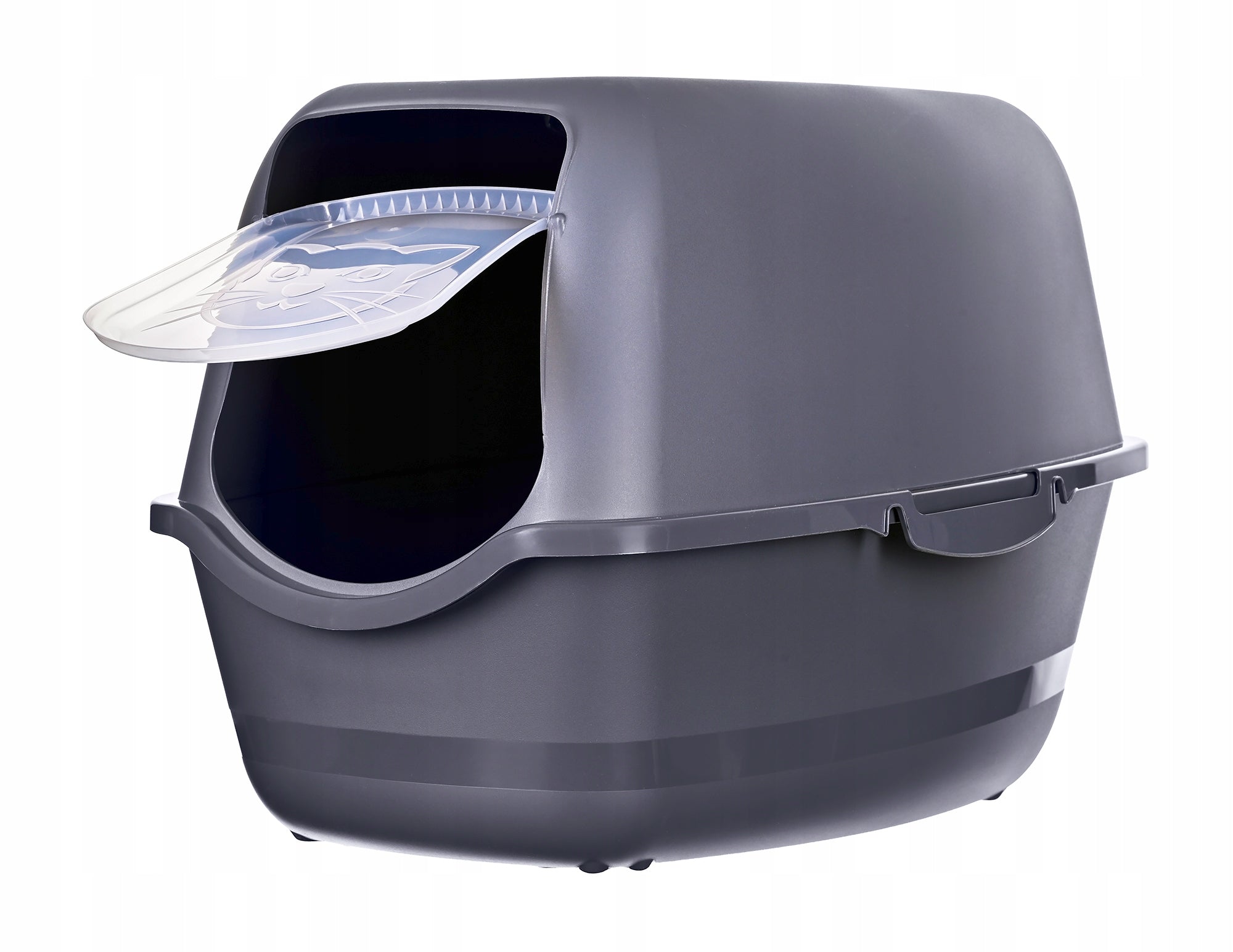 Cat litter box large closed with filter DIAMENTIQ BAYA ANTHRACITE Manufacturer code 7610859282798