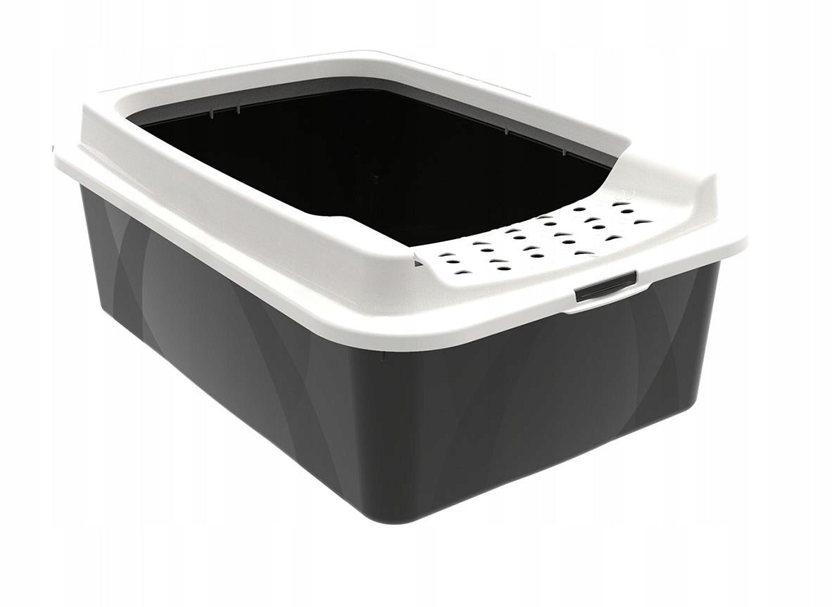 Cat litter box open with frame Rotho