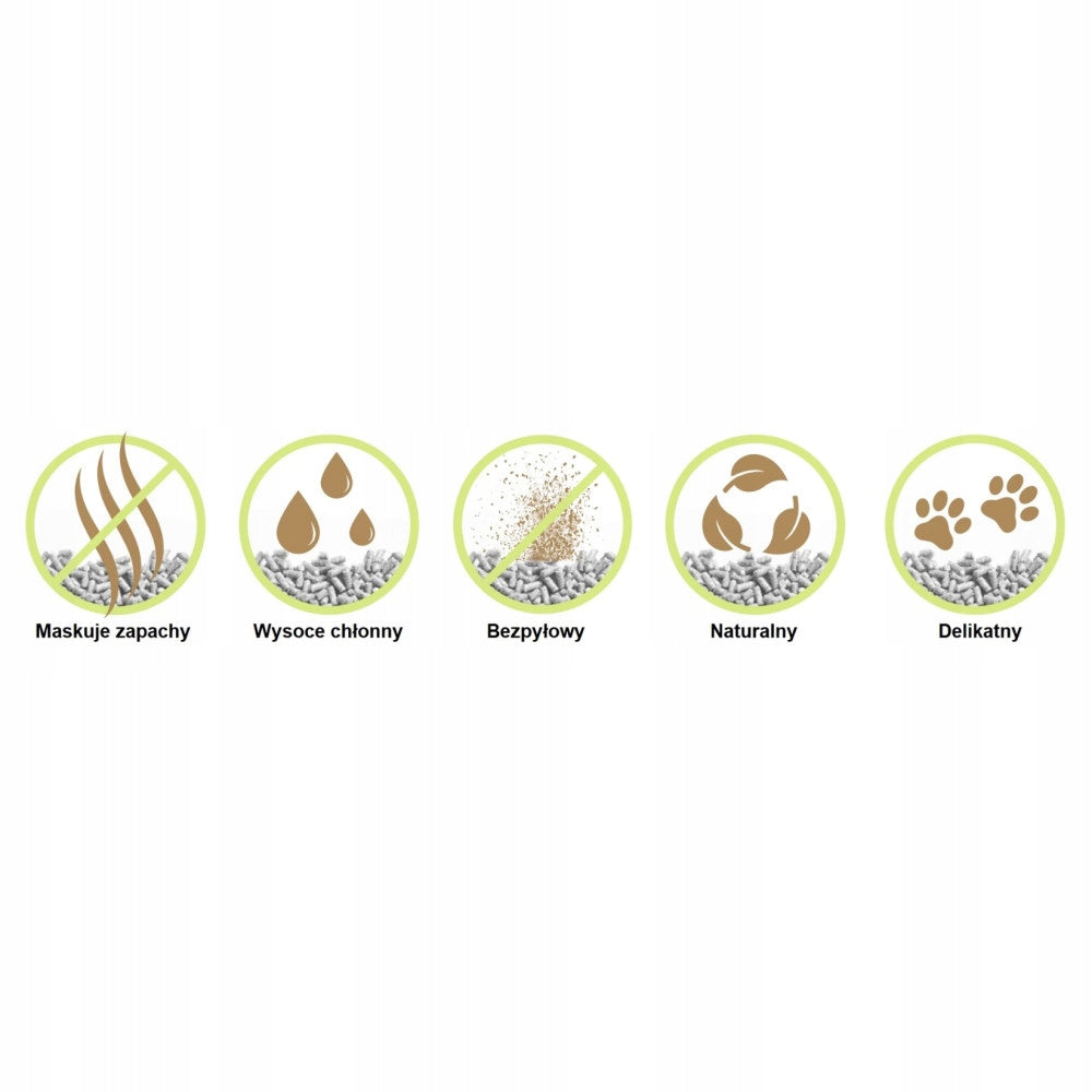 Cat litter organic natural Tofu clumping DIAMENTIQ 4 kg Volume 6.8 l