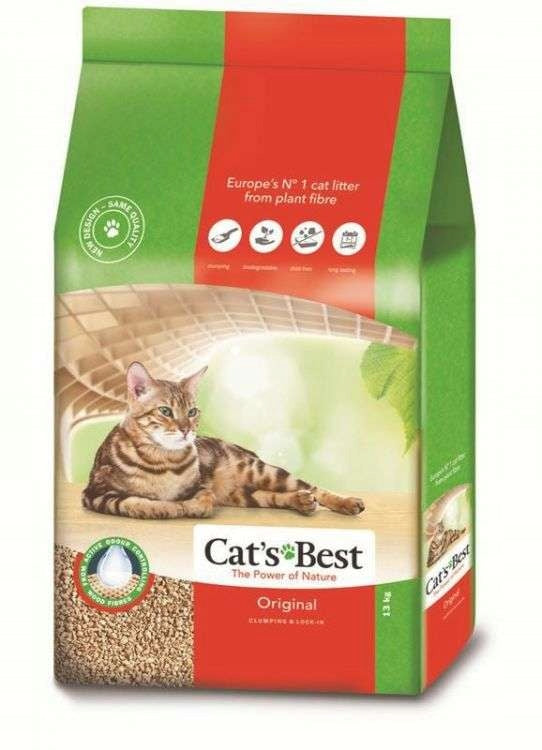 Cat's Best Original 30L (13 kg) - Efficient Wooden Cat Litter Manufacturer code 4002973191811