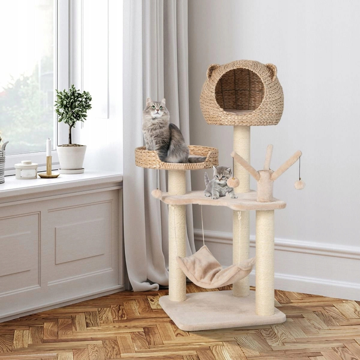 Cat scratcher Bed 121 cm Product weight with unit packaging 10.5 kg