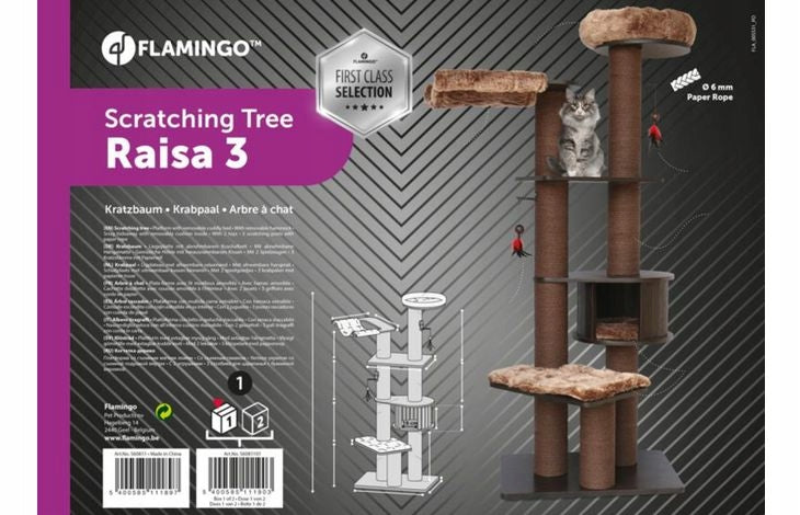 Cat scratcher Flamingo Raisa 3 198 cm XXL premium Manufacturer code 560811