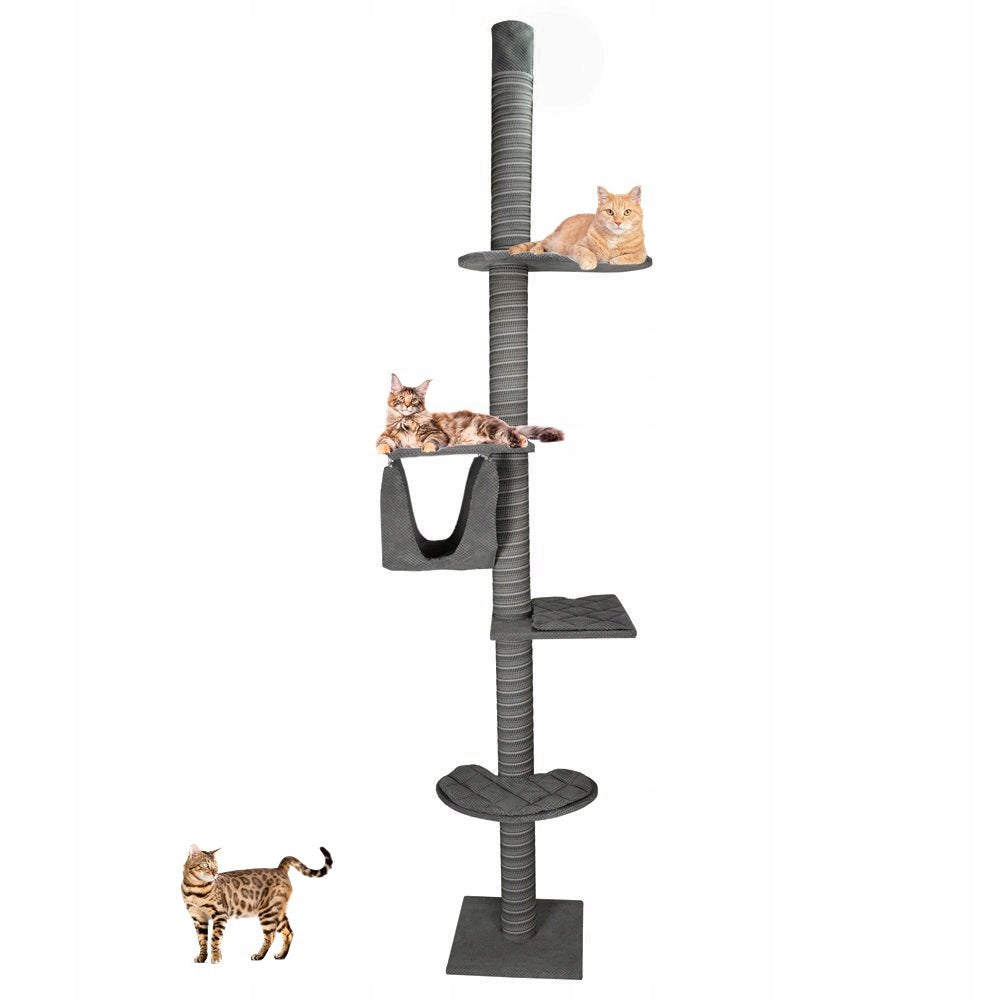 Cat scratcher Makspol Ceiling No.2 High 220 - 270 cm ! Grey