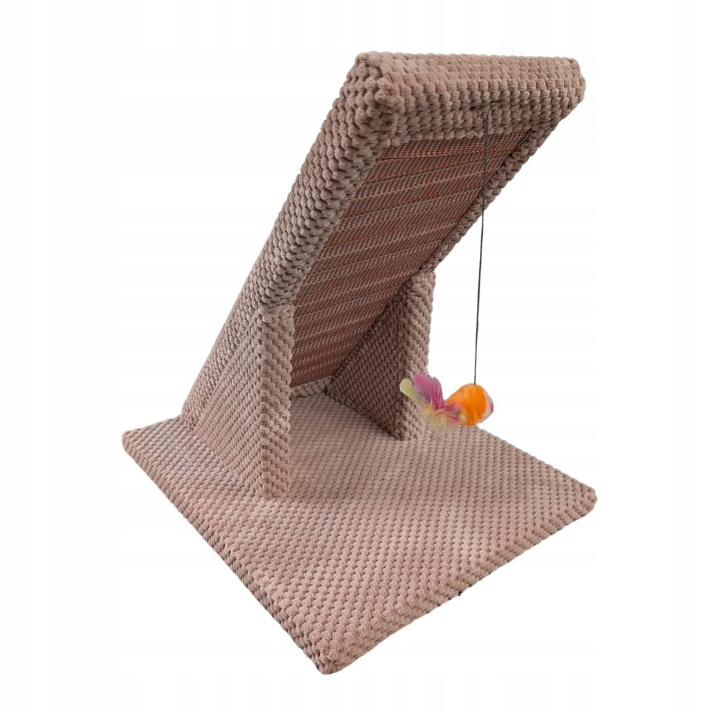 Cat scratcher Makspol Slanted scratching mat +mouse toy ! Pink Brand Makspol
