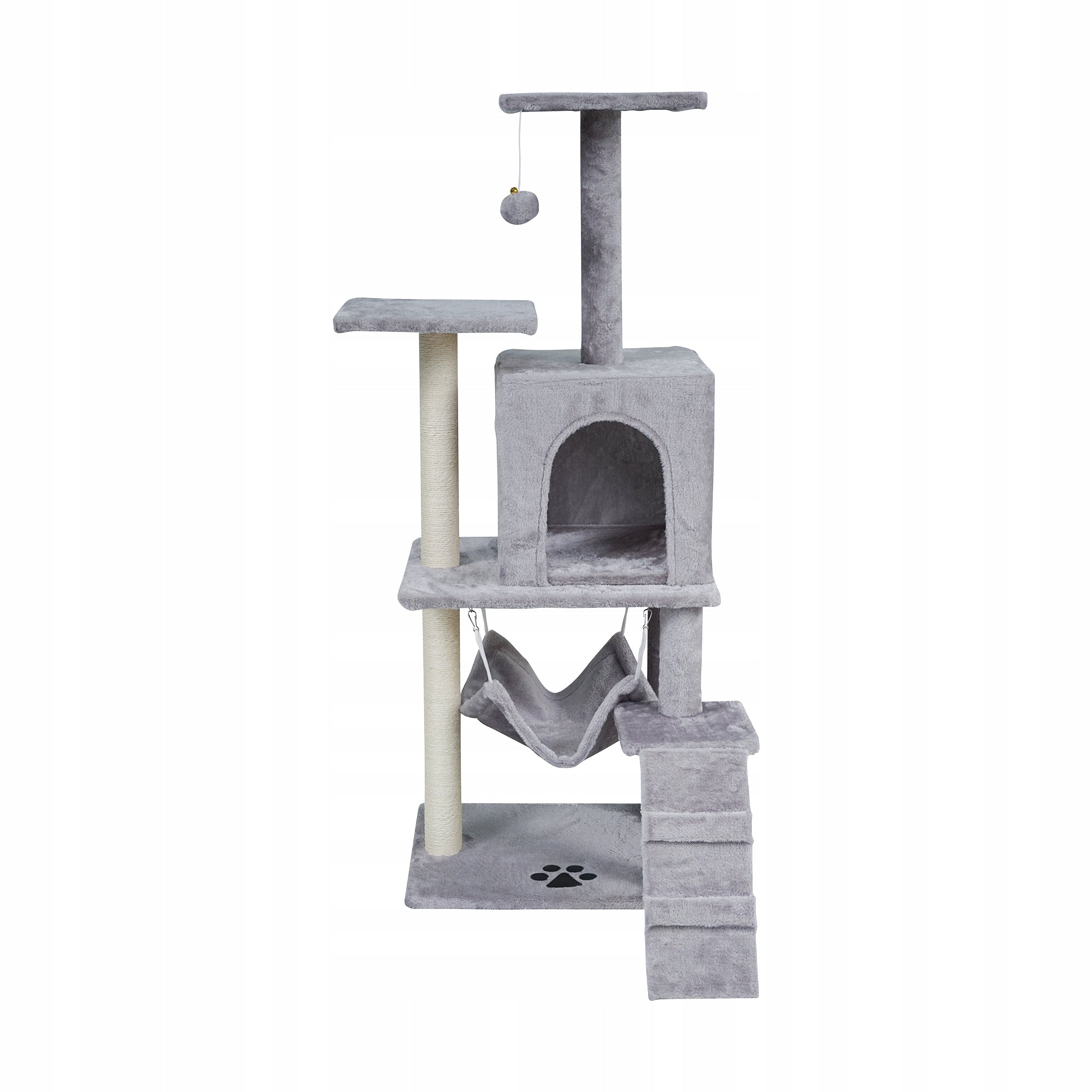 Cat scratcher bed cottage tower booth high grey 125 cm Rebel Height (cm) other