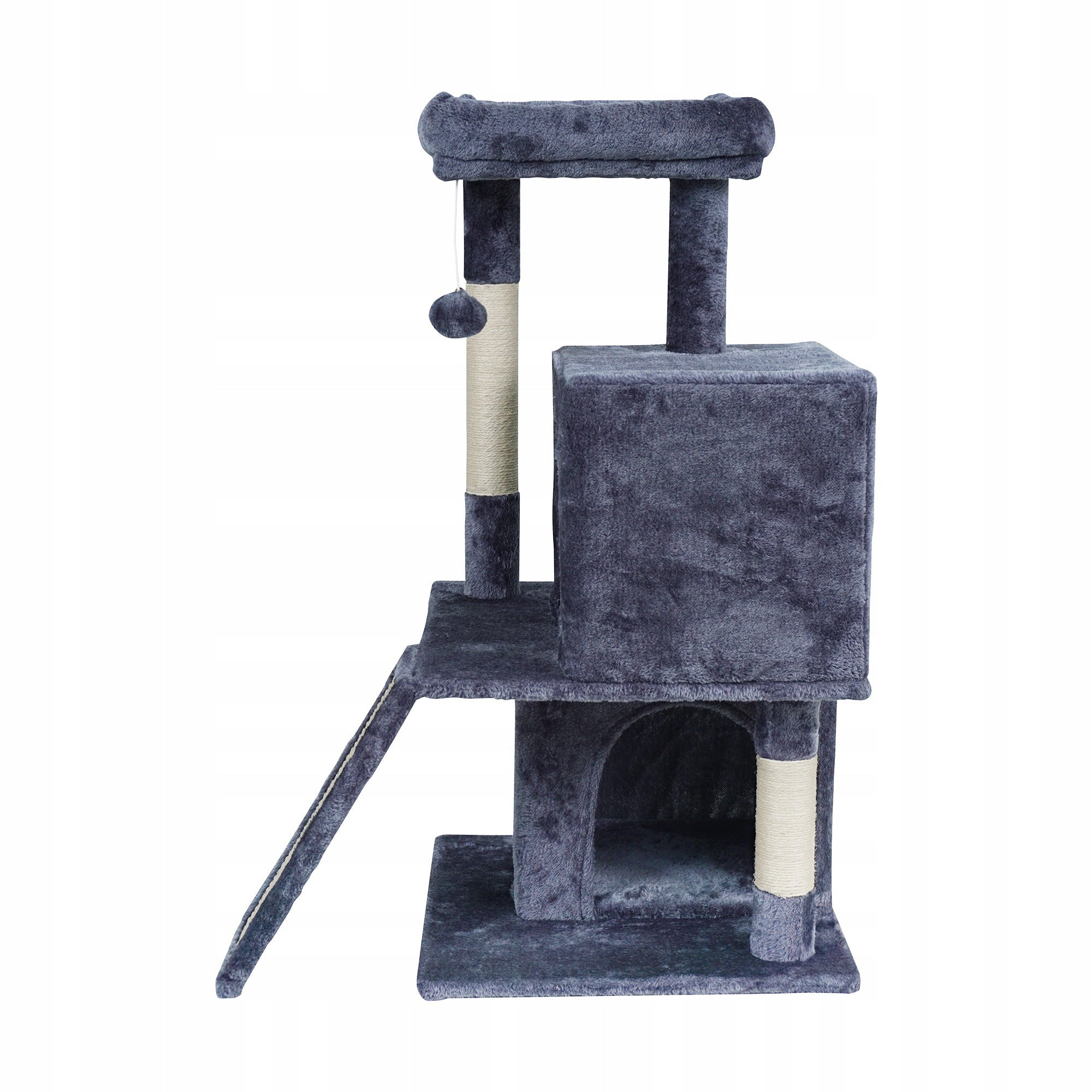 Cat scratcher bed toy cottage tower booth dark gray Rebel Manufacturer code RA-1005