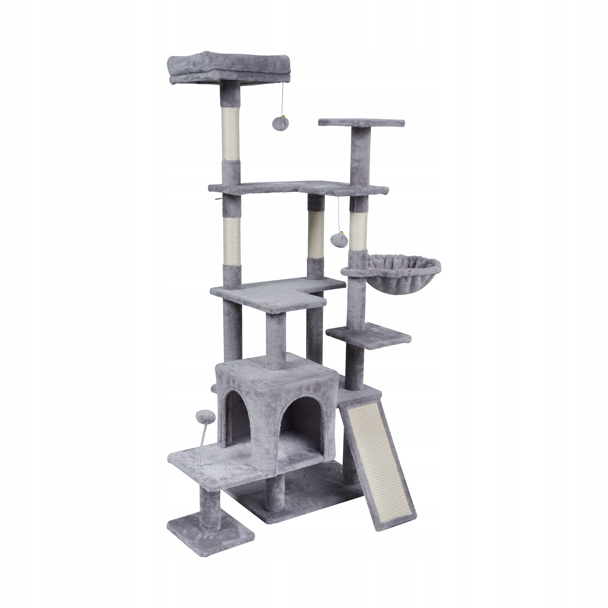 Cat scratcher bed toy cottage tower booth high 152 cm Rebel