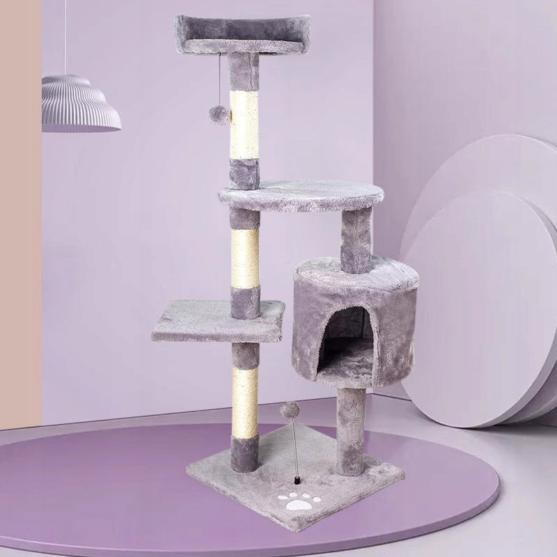Cat scratcher poles couch bed cat house 116cm the zoo grey Trade name DRAPAK DLA KOTA SŁUPY LEŻANKA LEGOWISKO DOMEK DLA KOTA 116CM THE ZOO SZARY