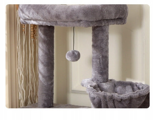 Cat scratcher poles couch bed cat house 125cm grey THE ZOO Brand The Zoo