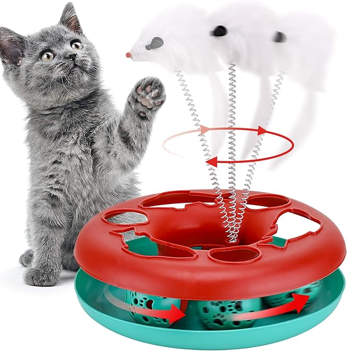 Cat scratcher tower bed cottage 7 levels + toy high 158 cm Brand no brand