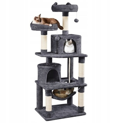 Cat scratcher tower bed cottage 7 levels + toy high 158 cm Manufacturer code 11103