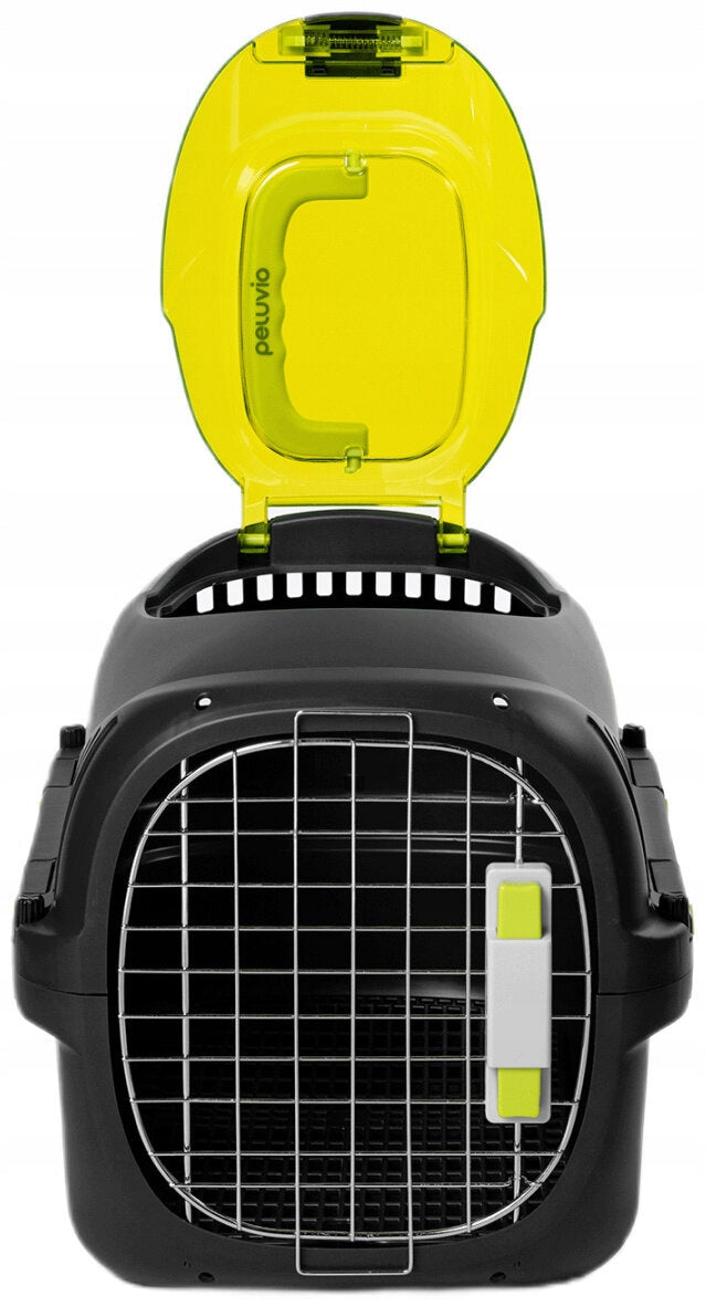 Cat transporter PELUVIO Saffrons up to 5 kg Black Kind carrier