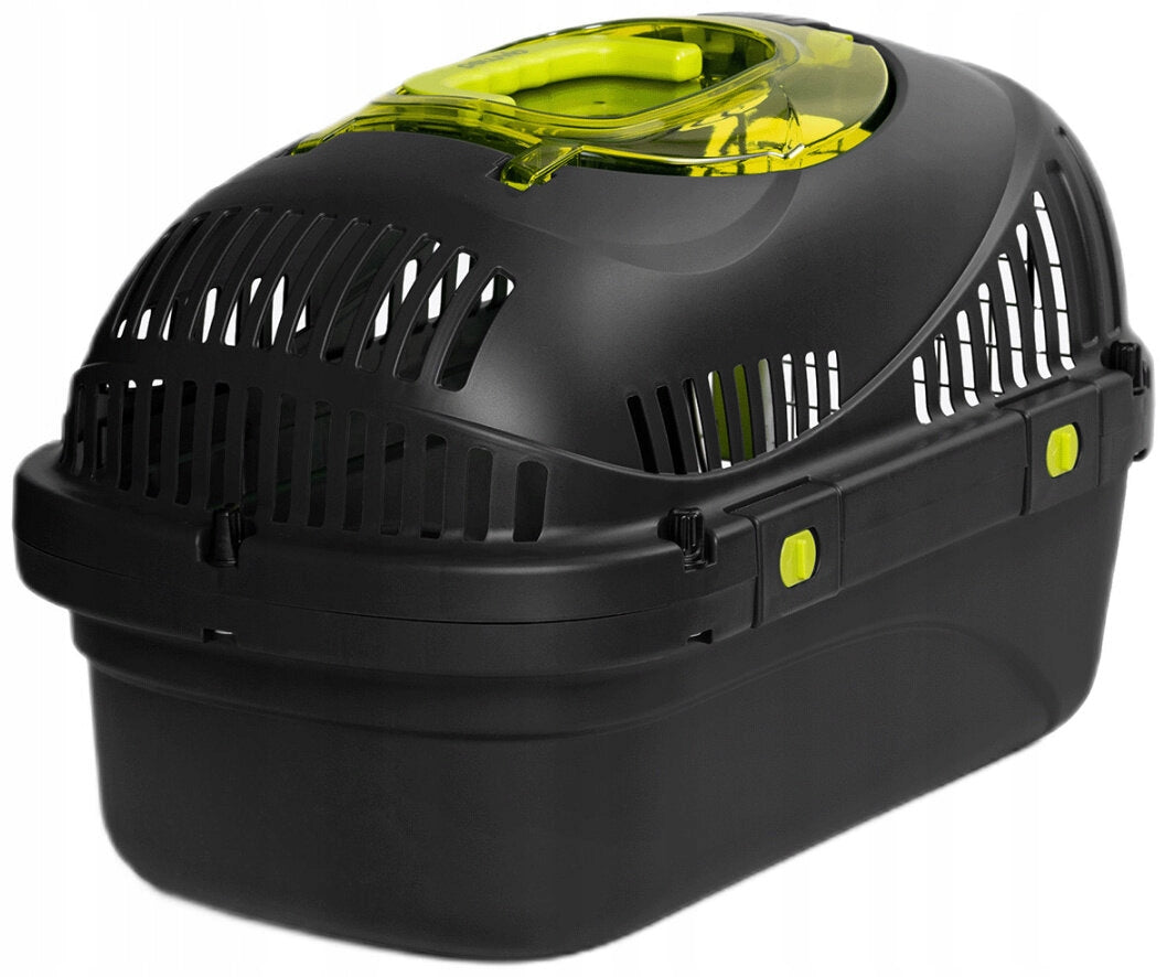 Cat transporter PELUVIO Saffrons up to 5 kg Black Material synthetic material