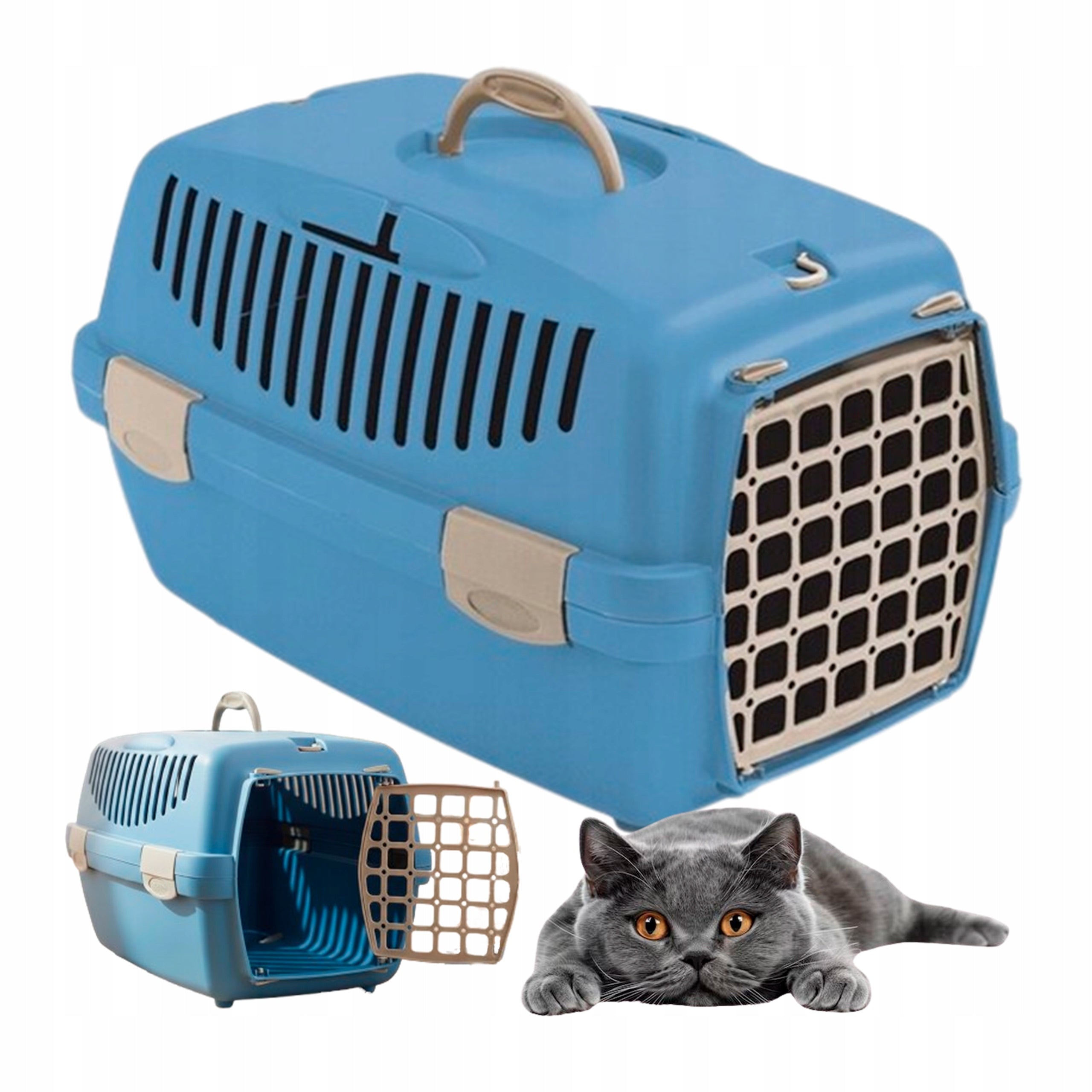 Cat transporter Zolux 48×32×31 cm Travel box for airplane car