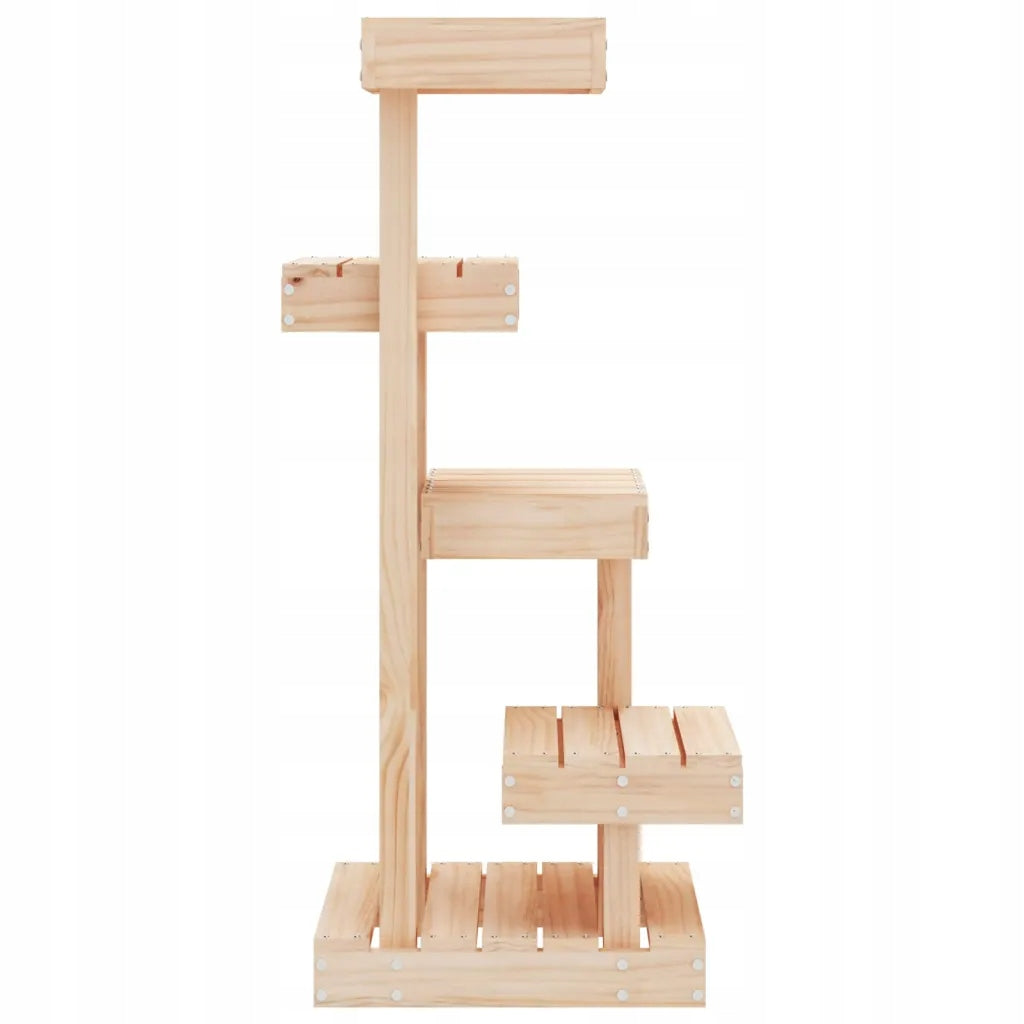 Cat tree, 45,5x49x103 cm, solid pine wood Trade name 824648