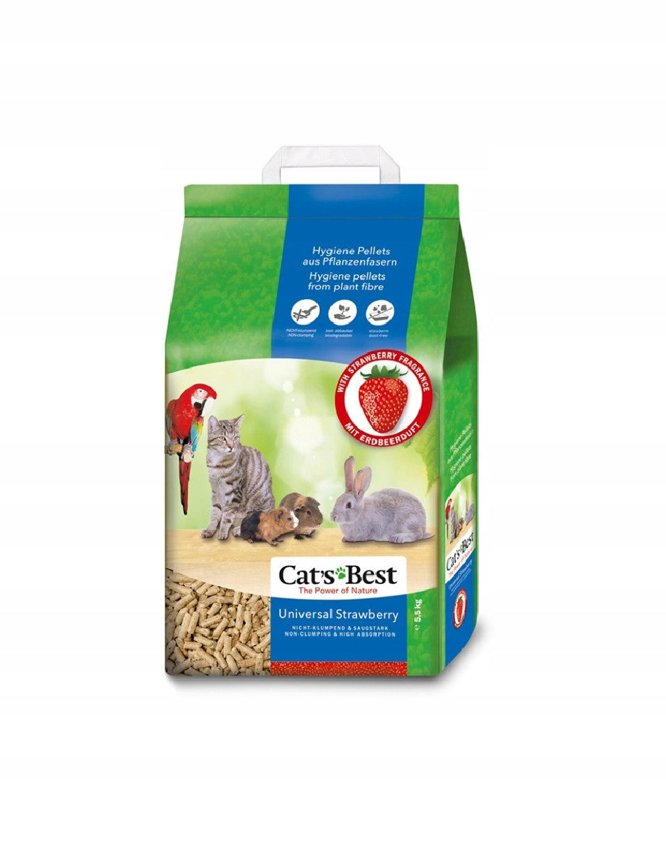 Cats Best Universal Litter Hamster Substrate Rodent Rabbit Cat STRAWBERRY 10L Trade name 12508