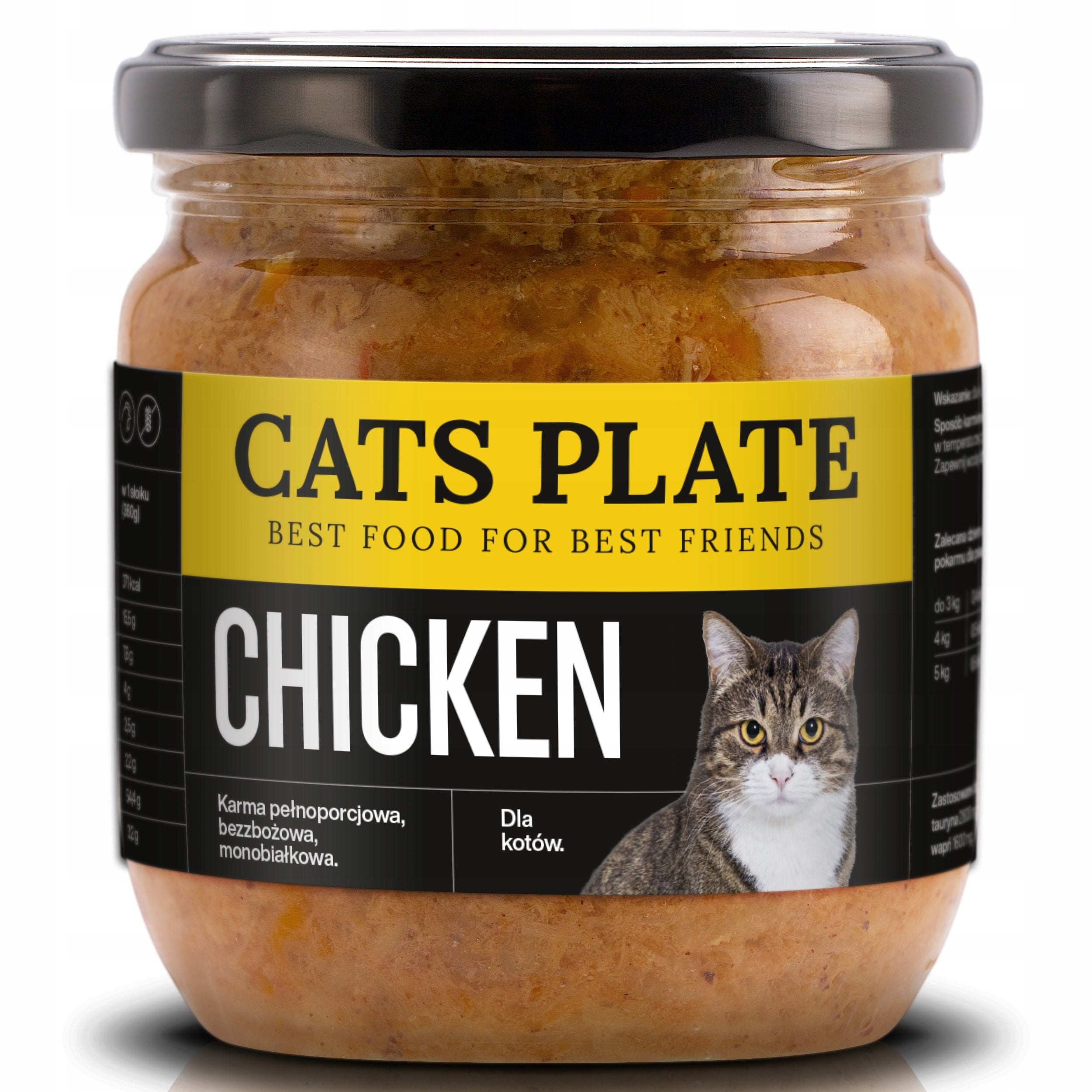 Cats Plate CHICKEN cat food chicken meat 360g